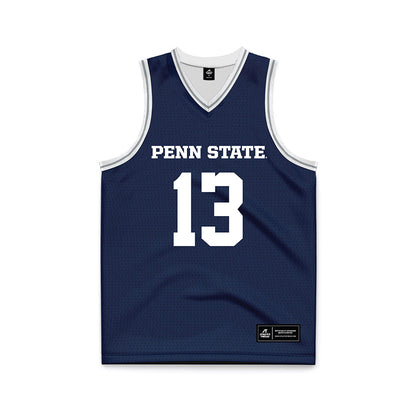 Penn State - NCAA Women's Field Hockey : Aby Deverka - Navy Basketball Jersey-0
