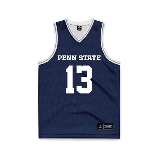 Penn State - NCAA Women's Field Hockey : Aby Deverka - Navy Basketball Jersey-0