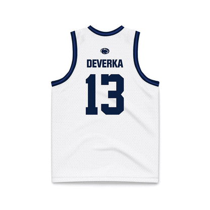 Penn State - NCAA Women's Field Hockey : Aby Deverka - White Basketball Jersey-1