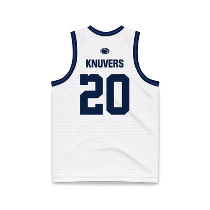 Penn State - NCAA Women's Field Hockey : Anouk Knuvers - White Basketball Jersey-1