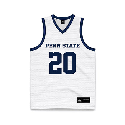 Penn State - NCAA Women's Field Hockey : Anouk Knuvers - White Basketball Jersey-0