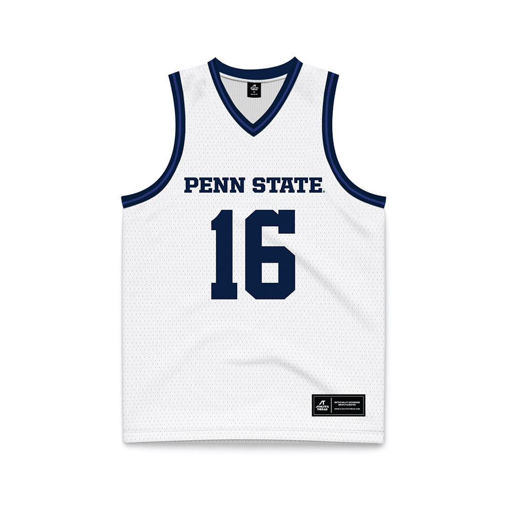 Penn State - NCAA Women's Field Hockey : Elise DeWan - White Basketball Jersey-0