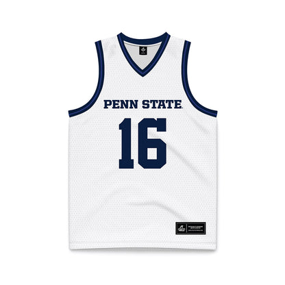 Penn State - NCAA Women's Field Hockey : Elise DeWan - White Basketball Jersey-0