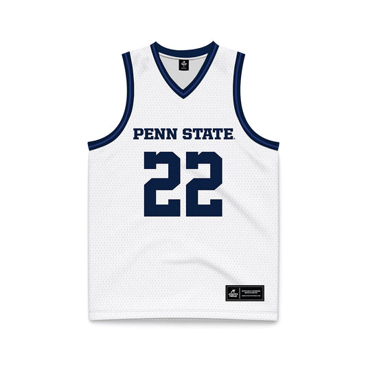 Penn State - NCAA Women's Field Hockey : Emmy McCulley - White Basketball Jersey-0
