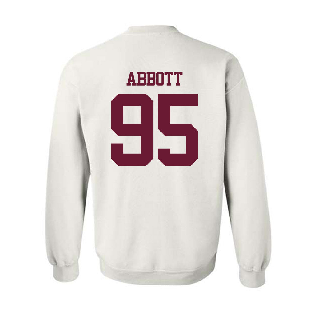 Texas A&M - NCAA Football : Alex Abbott - Statement Shersey Crewneck Sweatshirt-1