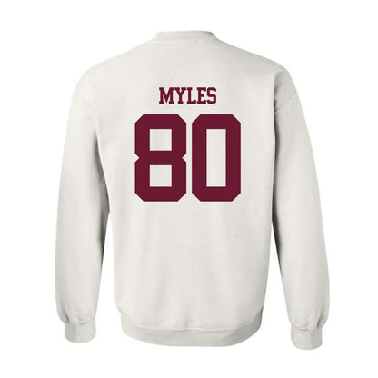 Texas A&M - NCAA Football : Jerome Myles - Statement Shersey Crewneck Sweatshirt-1