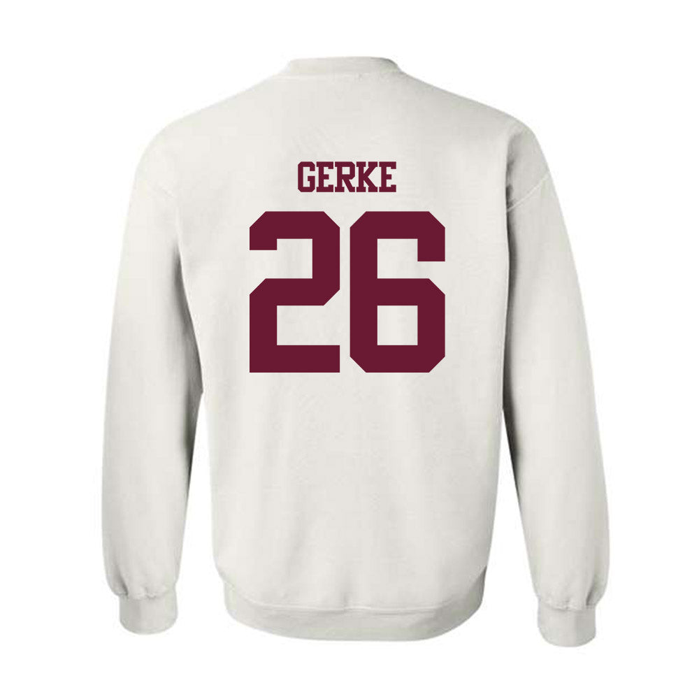 Texas A&M - NCAA Football : Layne Gerke - Statement Shersey Crewneck Sweatshirt-1