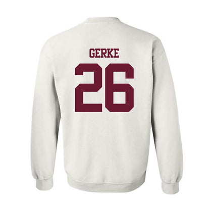 Texas A&M - NCAA Football : Layne Gerke - Statement Shersey Crewneck Sweatshirt-1