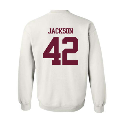 Texas A&M - NCAA Football : Kendall Jackson - Statement Shersey Crewneck Sweatshirt-1