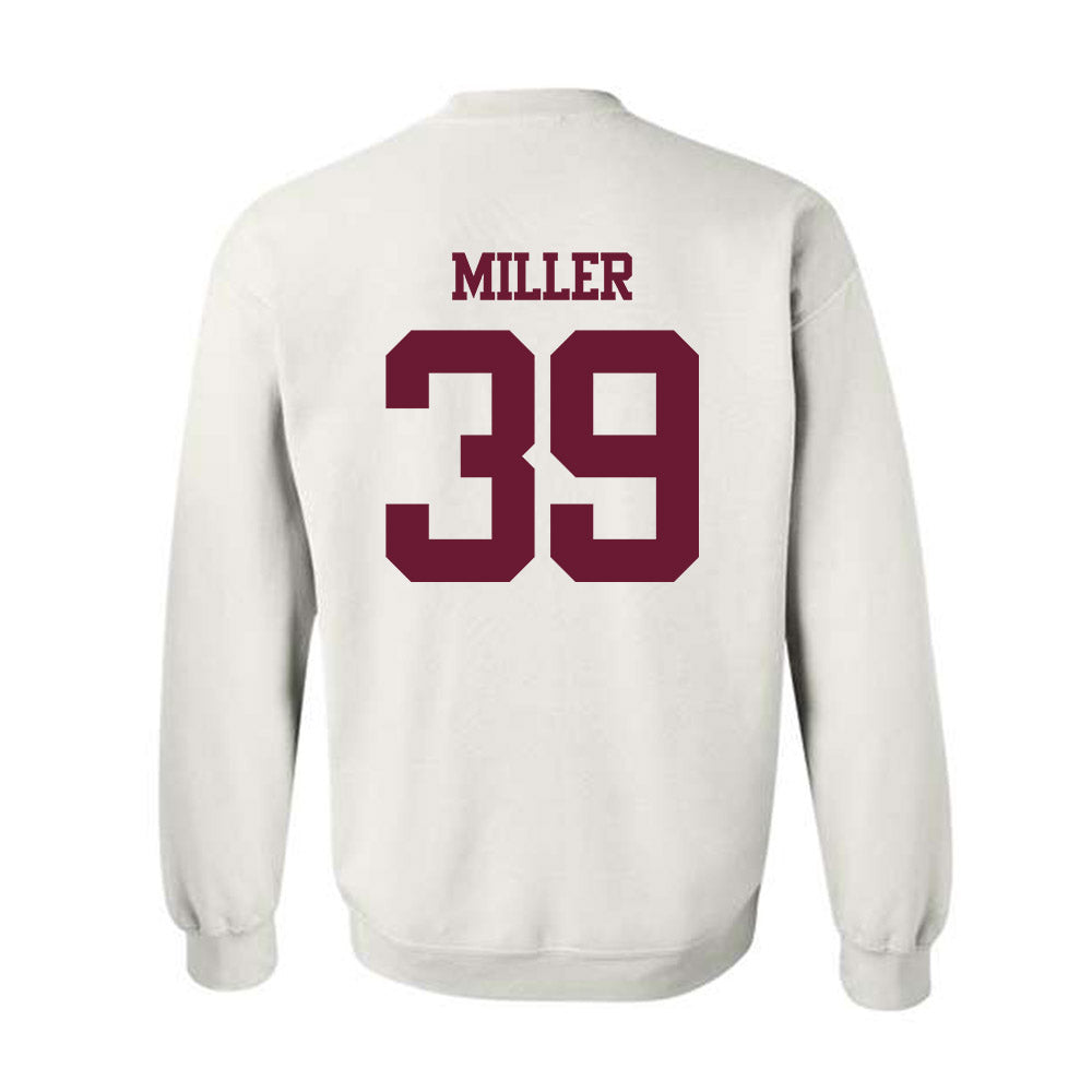 Texas A&M - NCAA Football : Luke Miller - Statement Shersey Crewneck Sweatshirt-1