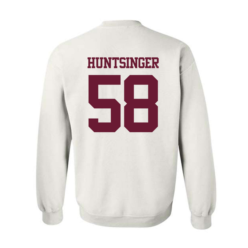 Texas A&M - NCAA Football : William Huntsinger - Statement Shersey Crewneck Sweatshirt-1