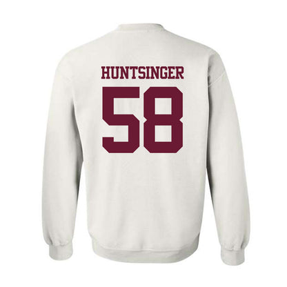 Texas A&M - NCAA Football : William Huntsinger - Statement Shersey Crewneck Sweatshirt-1