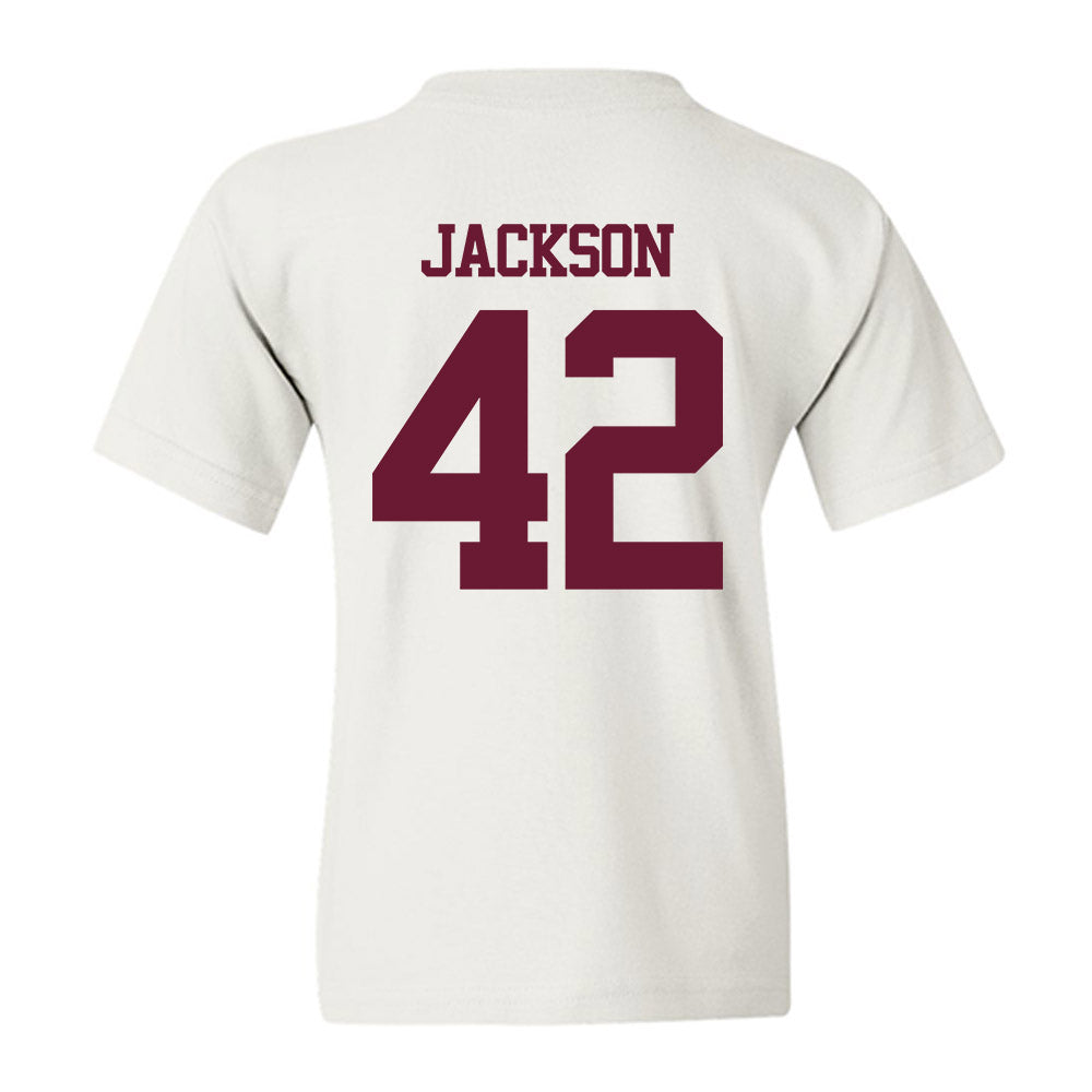 Texas A&M - NCAA Football : Kendall Jackson - Statement Shersey Youth T-Shirt-1