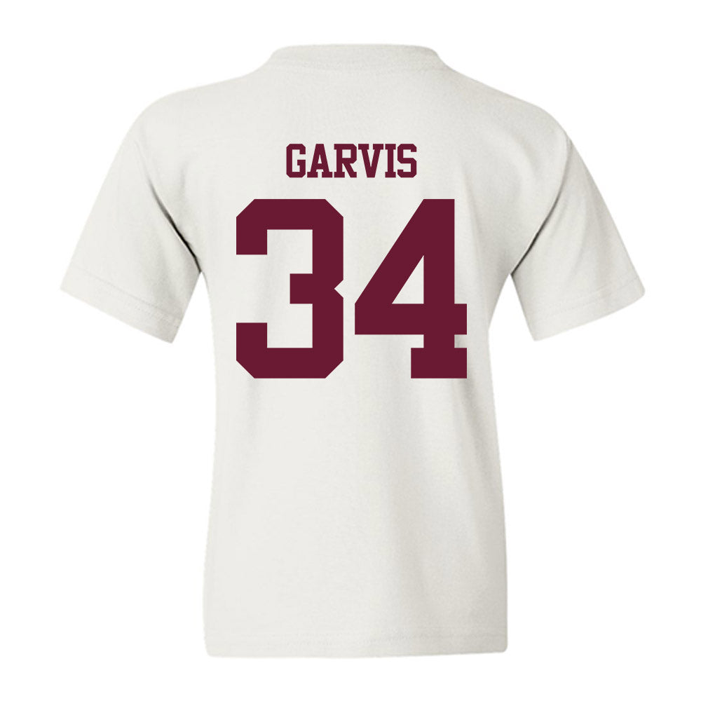 Texas A&M - NCAA Football : Kyle Garvis - Statement Shersey Youth T-Shirt-1