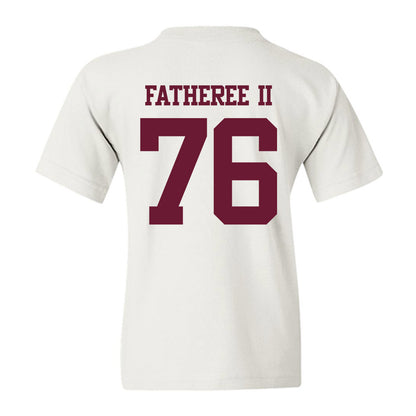 Texas A&M - NCAA Football : Reuben Fatheree II - Statement Shersey Youth T-Shirt-1