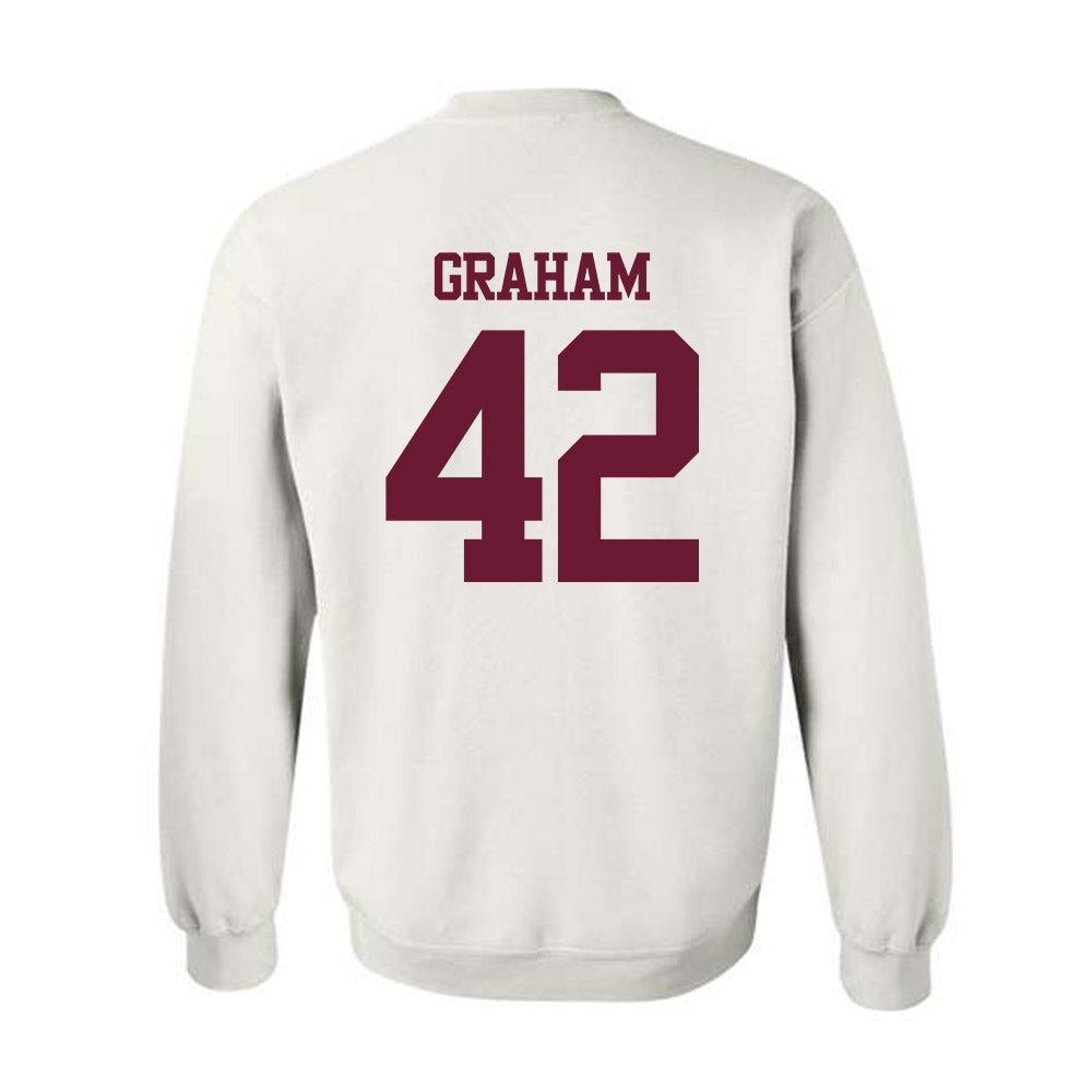 Texas A&M - NCAA Football : Jackson Graham - Statement Shersey Crewneck Sweatshirt-1