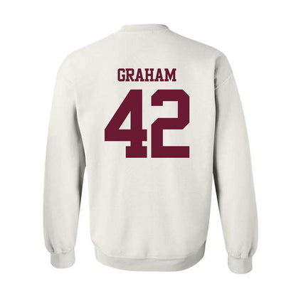 Texas A&M - NCAA Football : Jackson Graham - Statement Shersey Crewneck Sweatshirt-1