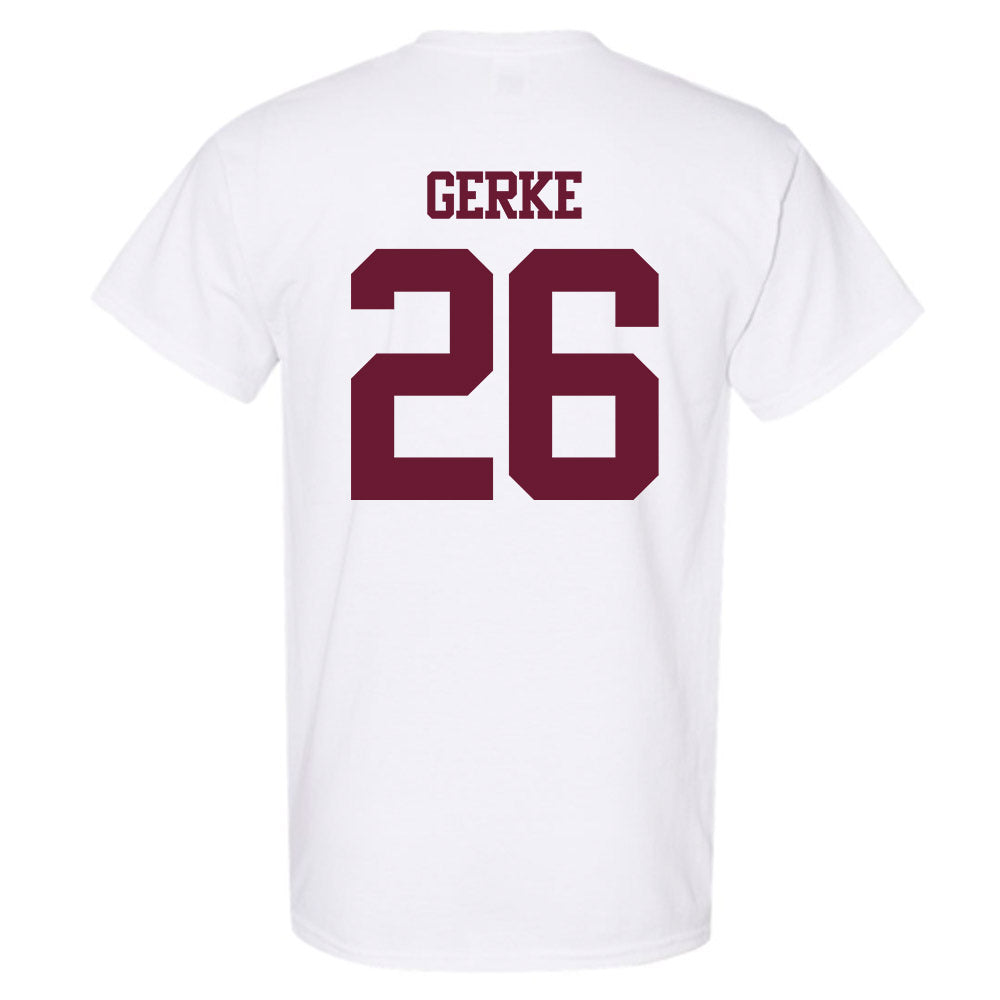 Texas A&M - NCAA Football : Layne Gerke - Statement Shersey T-Shirt-1