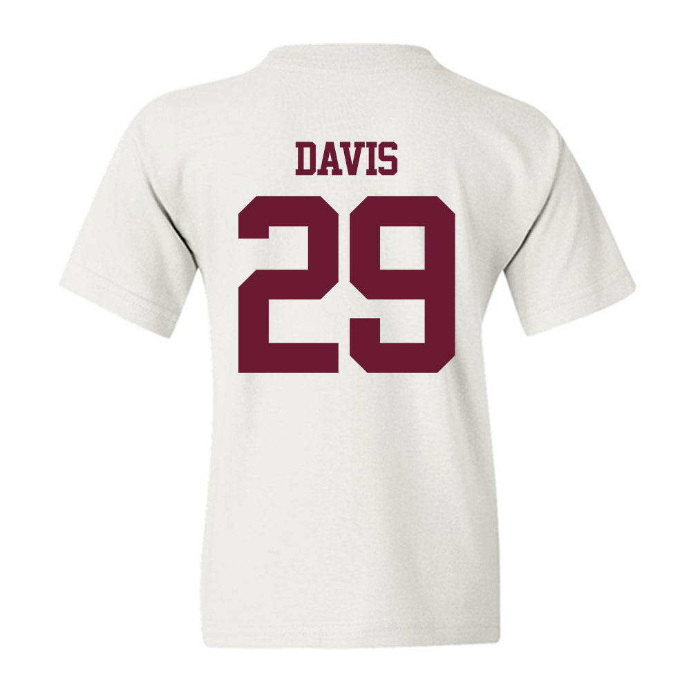 Texas A&M - NCAA Football : Myles Davis - Statement Shersey Youth T-Shirt-1