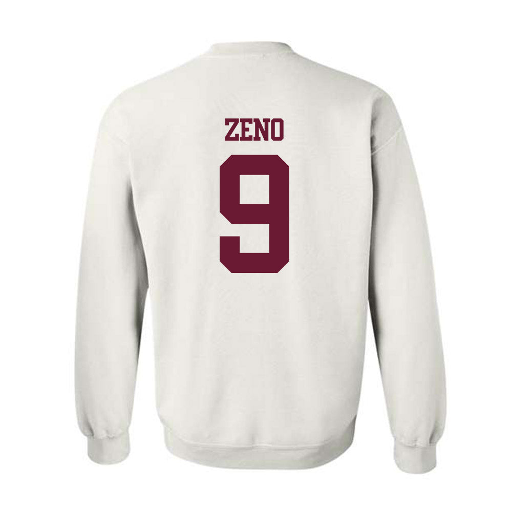 Texas A&M - NCAA Football : Jacob Zeno - Statement Shersey Crewneck Sweatshirt-1