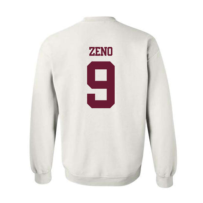 Texas A&M - NCAA Football : Jacob Zeno - Statement Shersey Crewneck Sweatshirt-1