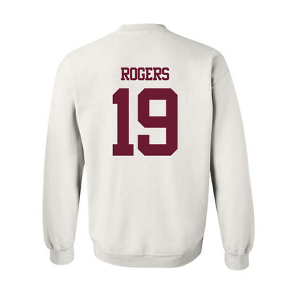 Texas A&M - NCAA Football : Bravion Rogers - Statement Shersey Crewneck Sweatshirt-1
