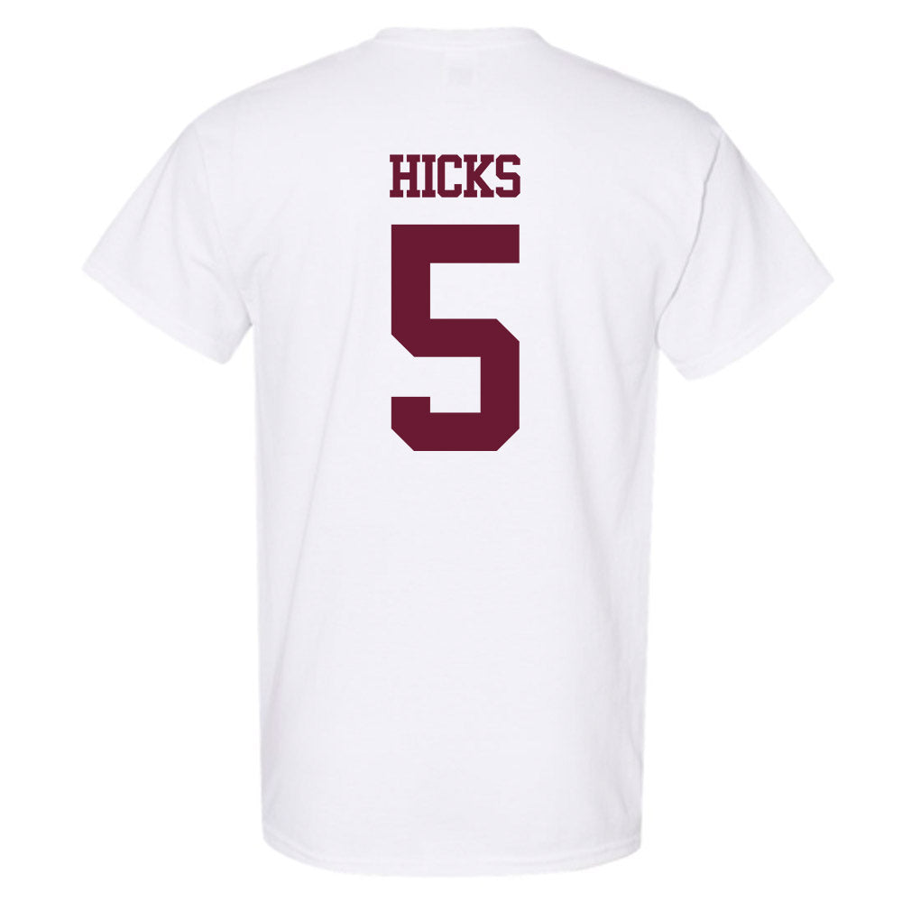 Texas A&M - NCAA Football : DJ Hicks - Statement Shersey T-Shirt-1