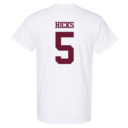 Texas A&M - NCAA Football : DJ Hicks - Statement Shersey T-Shirt-1