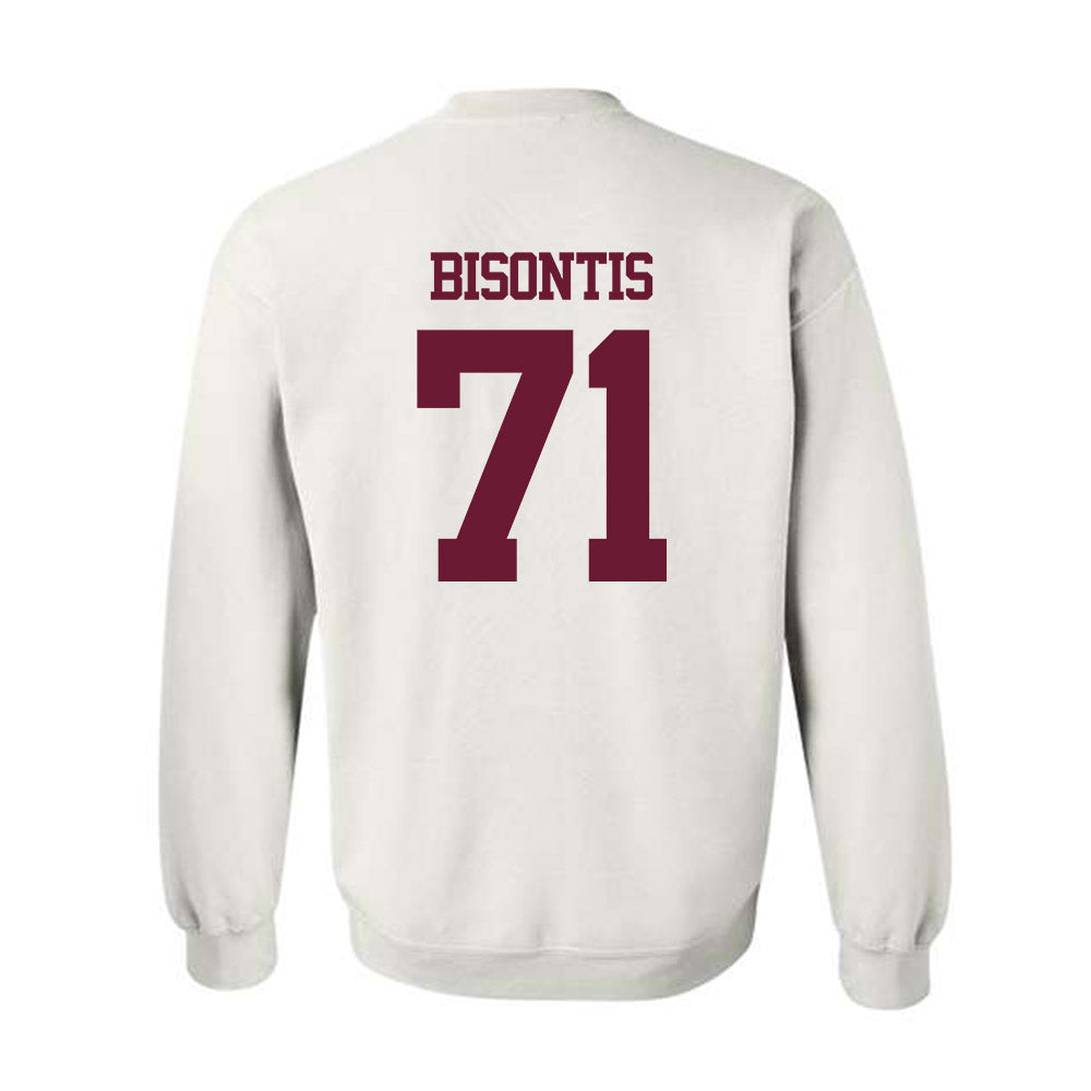 Texas A&M - NCAA Football : Chase Bisontis - Statement Shersey Crewneck Sweatshirt-1