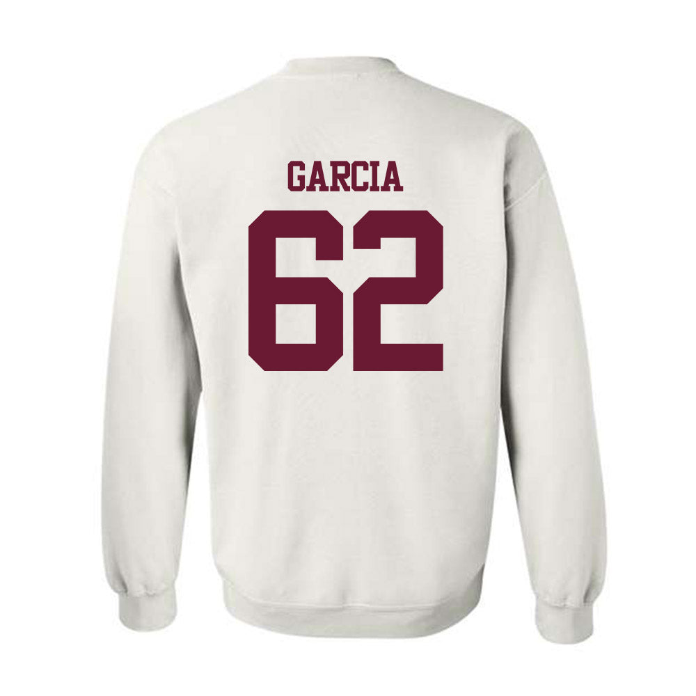 Texas A&M - NCAA Football : Marcus Garcia - Statement Shersey Crewneck Sweatshirt-1
