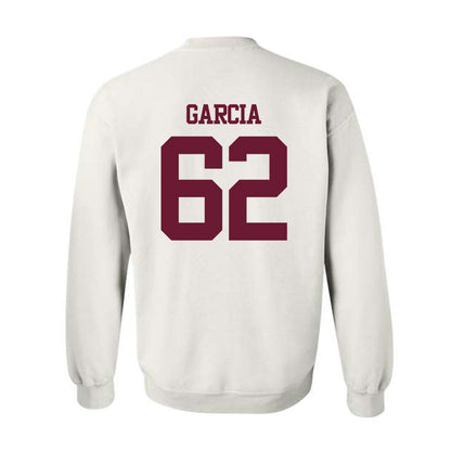 Texas A&M - NCAA Football : Marcus Garcia - Statement Shersey Crewneck Sweatshirt-1