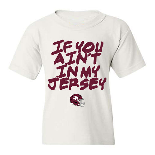 Texas A&M - NCAA Football : Dezz Ricks - Statement Shersey Youth T-Shirt-0