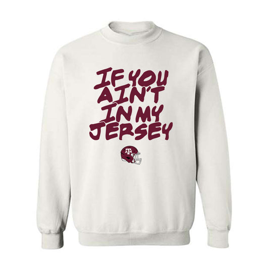Texas A&M - NCAA Football : Jordan Lockhart - Statement Shersey Crewneck Sweatshirt-0