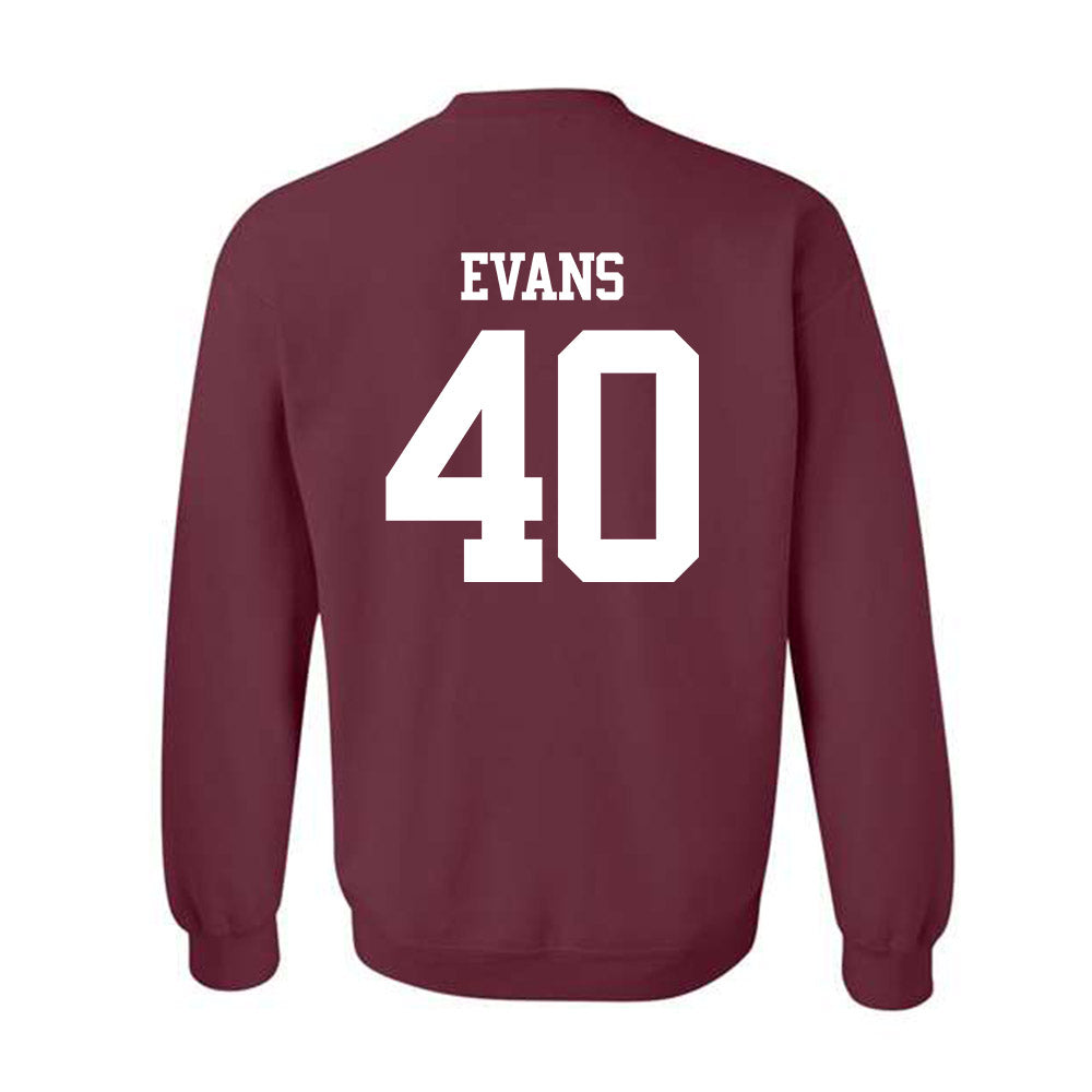 Texas A&M - NCAA Football : Gray Evans - Statement Shersey Crewneck Sweatshirt-1