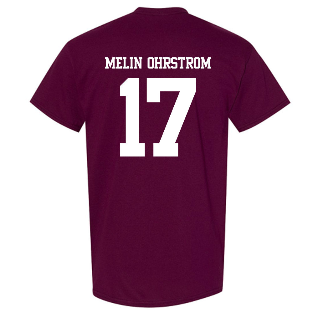 Texas A&M - NCAA Football : Theo Melin Ohrstrom - Statement Shersey T-Shirt-1