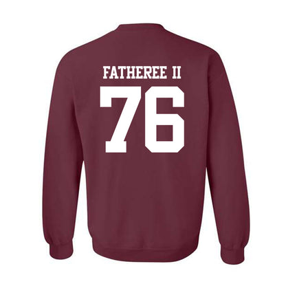 Texas A&M - NCAA Football : Reuben Fatheree II - Statement Shersey Crewneck Sweatshirt-1