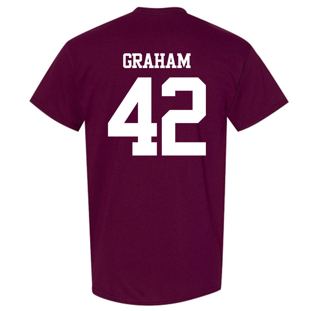 Texas A&M - NCAA Football : Jackson Graham - Statement Shersey T-Shirt-1