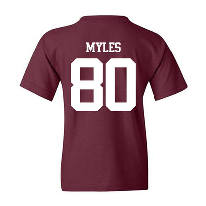 Texas A&M - NCAA Football : Jerome Myles - Statement Shersey Youth T-Shirt-1