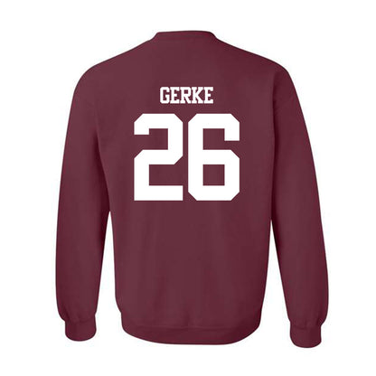 Texas A&M - NCAA Football : Layne Gerke - Statement Shersey Crewneck Sweatshirt-1