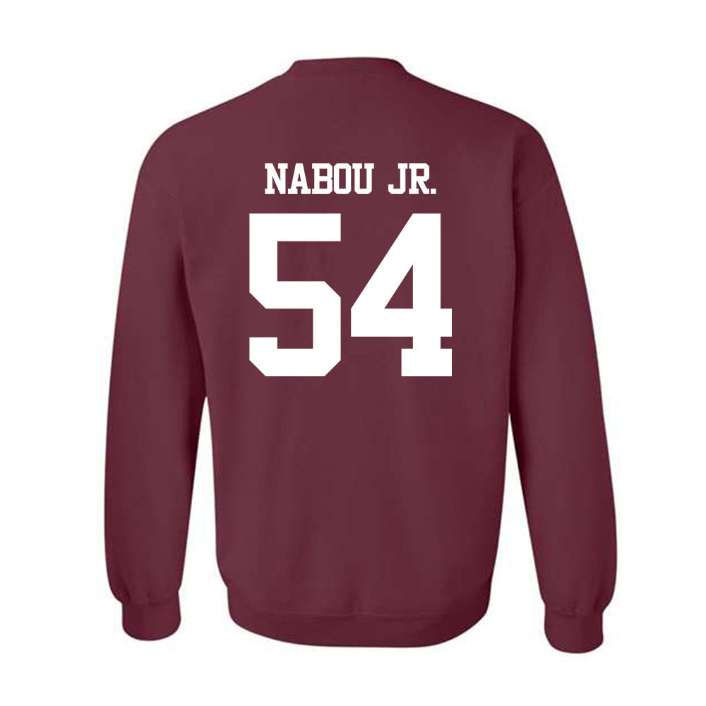 Texas A&M - NCAA Football : Mark Nabou Jr. - Statement Shersey Crewneck Sweatshirt-1