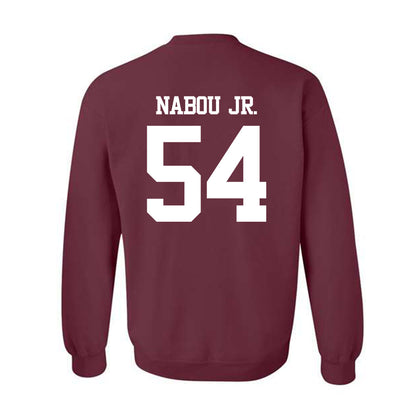 Texas A&M - NCAA Football : Mark Nabou Jr. - Statement Shersey Crewneck Sweatshirt-1