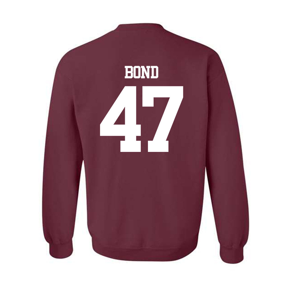 Texas A&M - NCAA Football : Randy Bond - Statement Shersey Crewneck Sweatshirt-1
