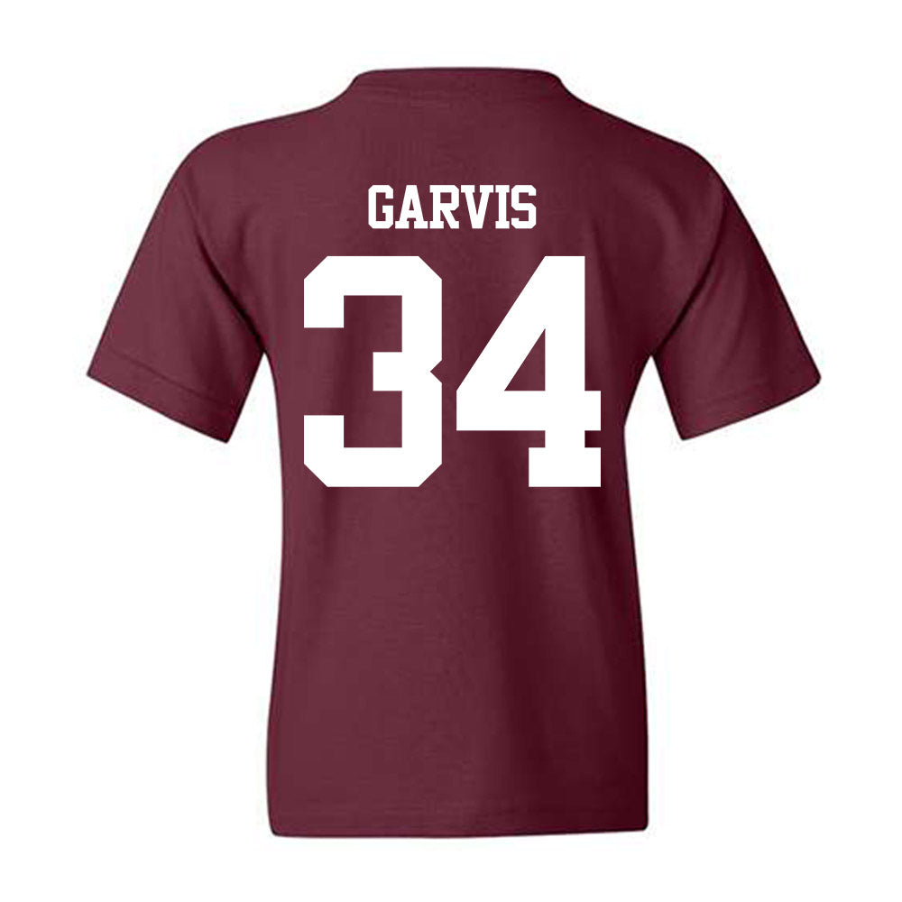 Texas A&M - NCAA Football : Kyle Garvis - Statement Shersey Youth T-Shirt-1