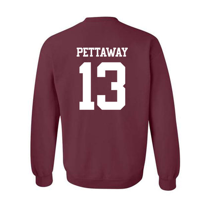 Texas A&M - NCAA Football : Deyjhon Pettaway - Statement Shersey Crewneck Sweatshirt-1