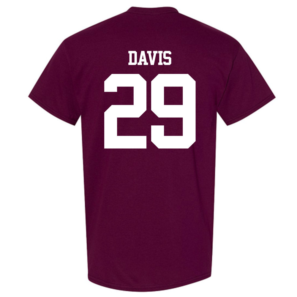 Texas A&M - NCAA Football : Myles Davis - Statement Shersey T-Shirt-1