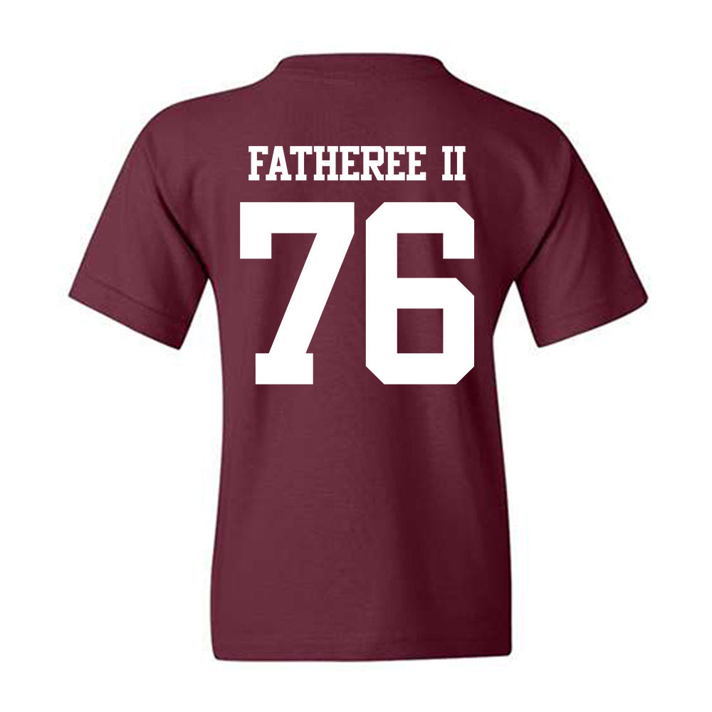 Texas A&M - NCAA Football : Reuben Fatheree II - Statement Shersey Youth T-Shirt-1