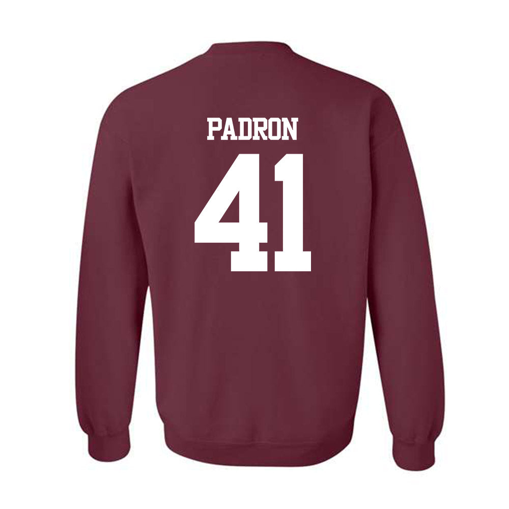 Texas A&M - NCAA Football : Liam Padron - Statement Shersey Crewneck Sweatshirt-1