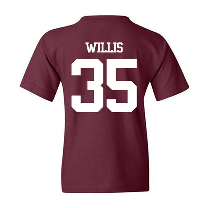 Texas A&M - NCAA Football : Isaiah Willis - Statement Shersey Youth T-Shirt-1