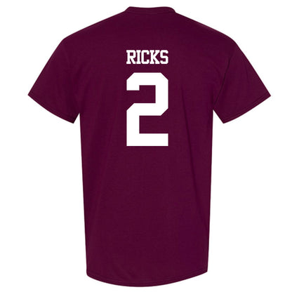 Texas A&M - NCAA Football : Dezz Ricks - Statement Shersey T-Shirt-1