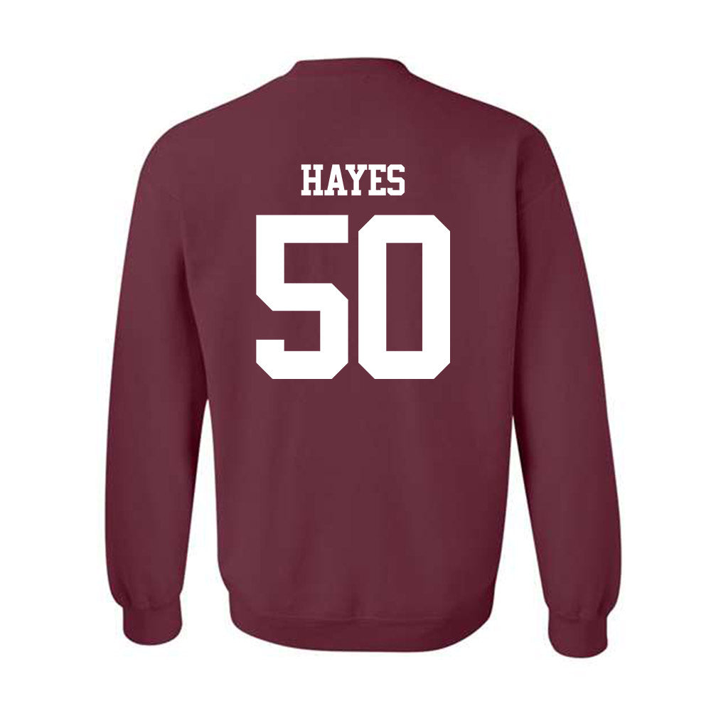 Texas A&M - NCAA Football : Dayon Hayes - Statement Shersey Crewneck Sweatshirt-1